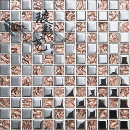 Крастальная стеклянная керамическая мозаика золота ktv Фоновое фоновое стеновое производство плитки