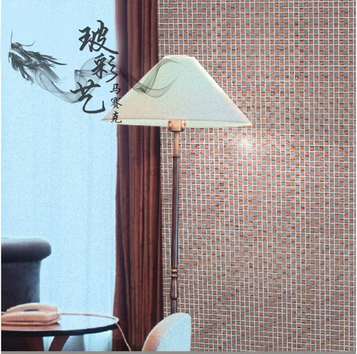 Крастальная стеклянная керамическая мозаика золота ktv Фоновое фоновое стеновое производство плитки