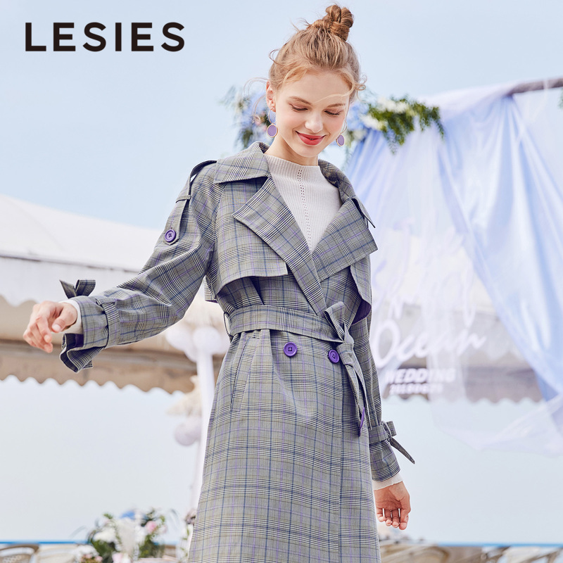 Trench pour femme LESIES     en Polyester - Ref 3227696 Image 5