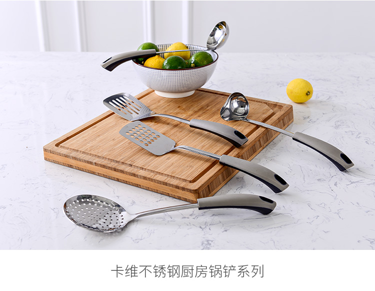 Bếp nấu xẻng không dính thìa đặc biệt đặt nhiệt độ cao Bếp chống cào xào muỗng muỗng colander muỗng kệ đựng gia vị treo tường