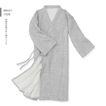 Mule Club Spring and Autumn Cotton Mens Nongqian Bathrobe Japanese kimono Air Layer Pajamas Home Clothes and Style Yukata