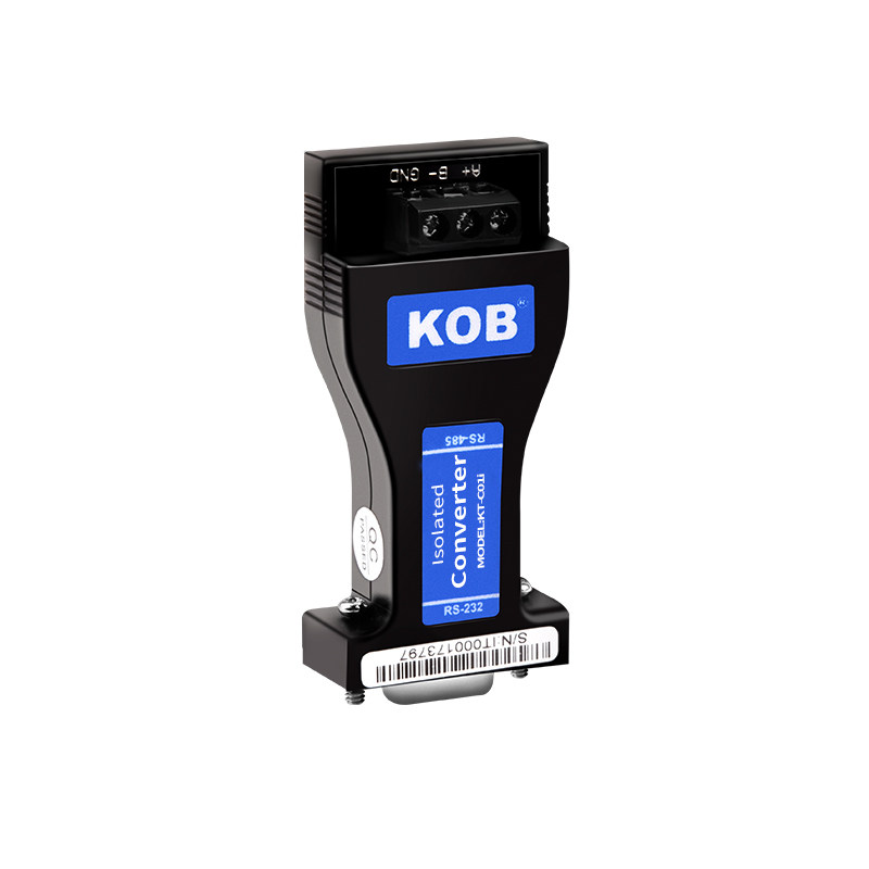 Kob Brand Rs232 to 485 Converter, Optoelectronic Isolation Industrial Grade Converter, Bidirectional, Lightning Protection