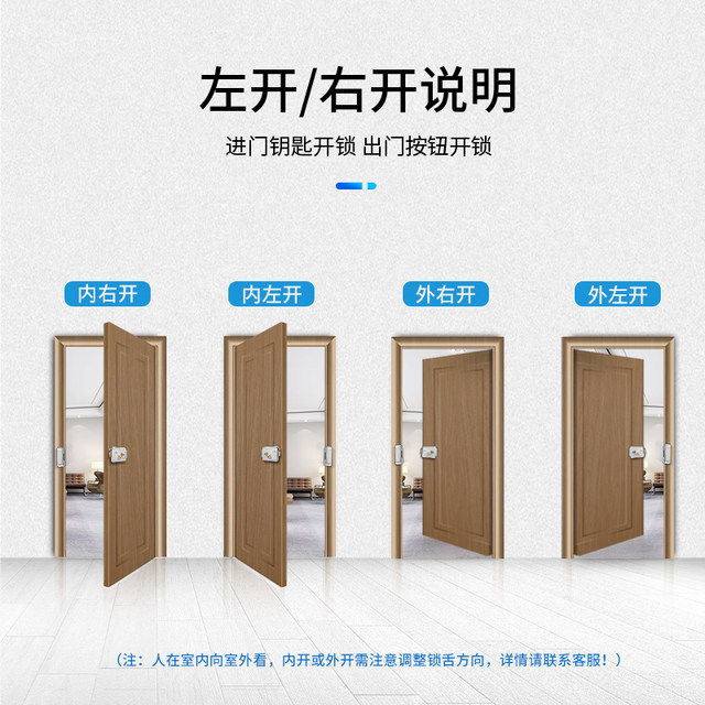 Kob Stainless Steel Painted Electric Control Lock Single/Double Head Community Access Control Lock Building Intercom Electronic Lock Unit Door Lock