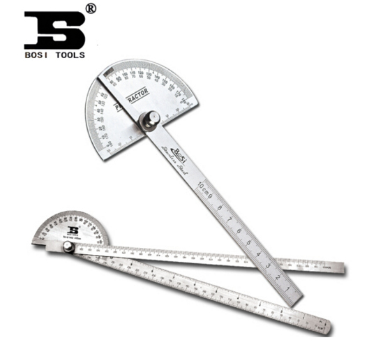 Persian two-in-one digital display angle ruler measuring angle protractor woodworking dividing gauge stainless angle gauge angle ruler