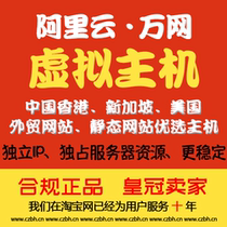 Alibaba Cloud Wanwang Hong Kong Singapore United States Exclusive economy Enhanced version Professional Version Web hosting web space