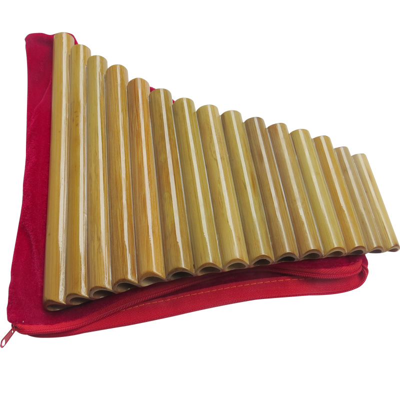 15-tone pan flute 15-hole pan flute Bamboo Xiao adult beginners entry wind instrument student teacher music teaching