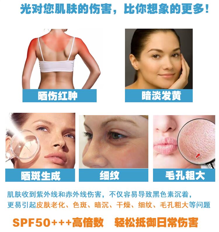 Thái Lan TREECHADA xịt chống nắng làm trắng da Lắc cùng một đoạn spf50 + cách ly dưỡng ẩm cho đôi chân kem chống nắng cho da hỗn hợp thiên dầu