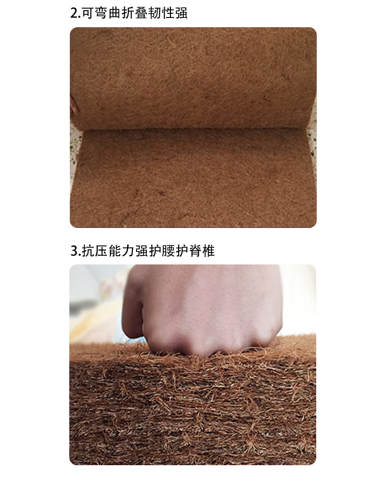 Bé nệm tự nhiên cọ dừa kép mùa hè và mùa đông bé mat cứng 1.2 m trẻ em thở nhỏ custom-made nệm 0.9 - Nệm đệm xinh