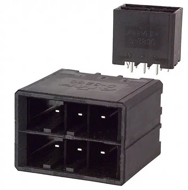 AMP D-3200  6针YY卡位 2-178140-5镀锡针脚  全新原装 可直拍