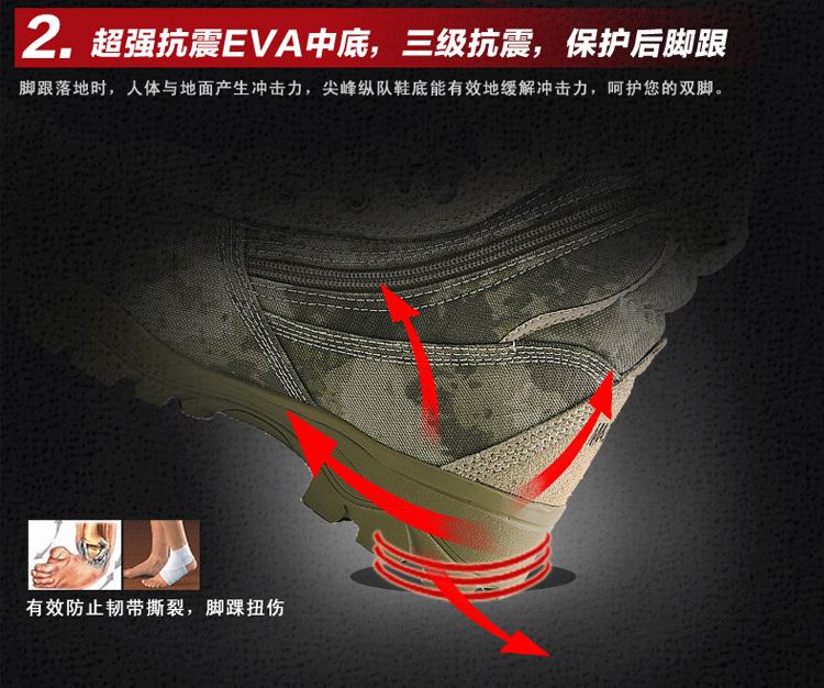 Bottes militaires pour homme - Ref 1397098 Image 11