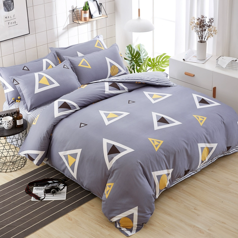 Bốn mảnh lưới đỏ chà nhám trái tim cô gái hai ký túc xá ba giường đơn giường đơn chăn ga gối đệm nam