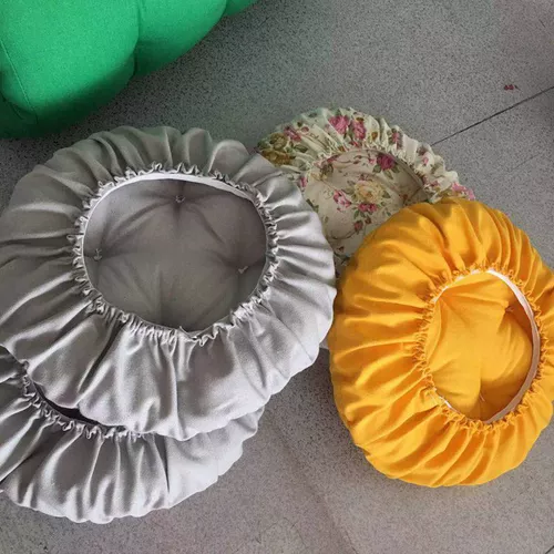 Толстая льняная хлопчатобумажная ткань круглый рулонный рис с тонкой группой сгущенной пузырьковой подушки подушка подушка подушка подушка может быть настроена