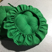 Темно -зеленая подушка