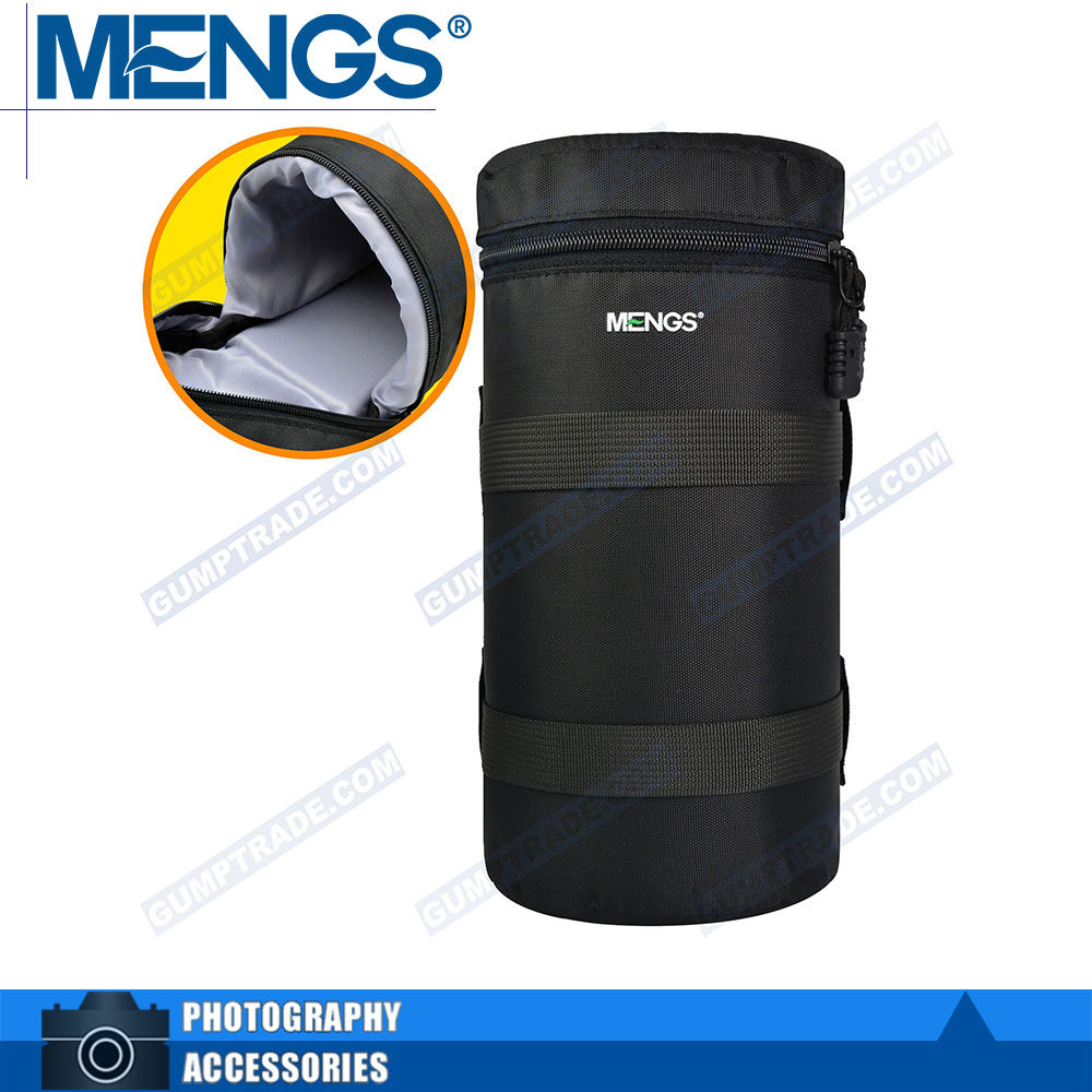 MENGS FY-6 Lens Barrel Protective Bag Lens Anti-drop Cover for Various DSLR Camera Lenses