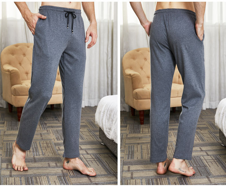 Quần Pyjama cho nam Quần nhà Quần cotton Cotton Loose Casual Mùa xuân hè Thu thể thao Quần mỏng cỡ lớn quần short kaki nữ