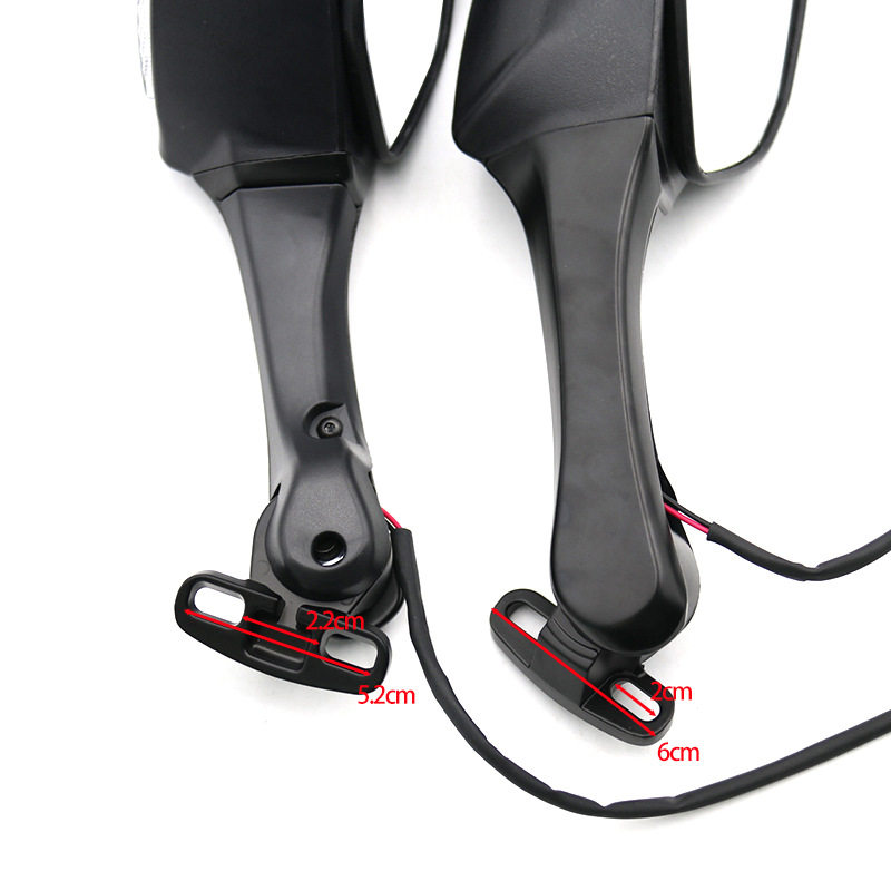 Wholesale Applicable Qianjiang 22-25 Sai 600 Sai 550S Sai 800 Motorcycle Modified with Light Daniel Rearview Mirror
