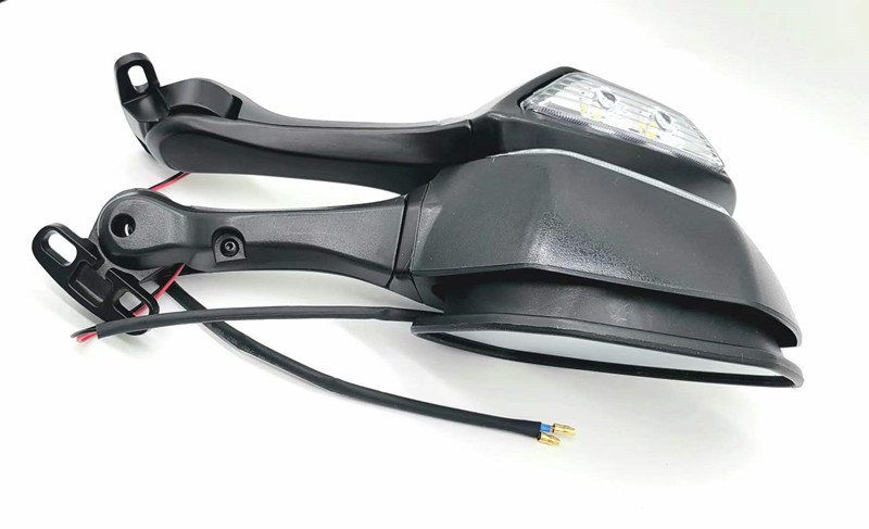 Wholesale Applicable Qianjiang 22-25 Sai 600 Sai 550S Sai 800 Motorcycle Modified with Light Daniel Rearview Mirror