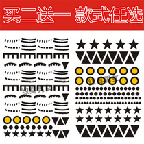  Anime bump world COS Comic show with Palos ghost fox Gardros lemon face stickers Anlijie tattoo stickers