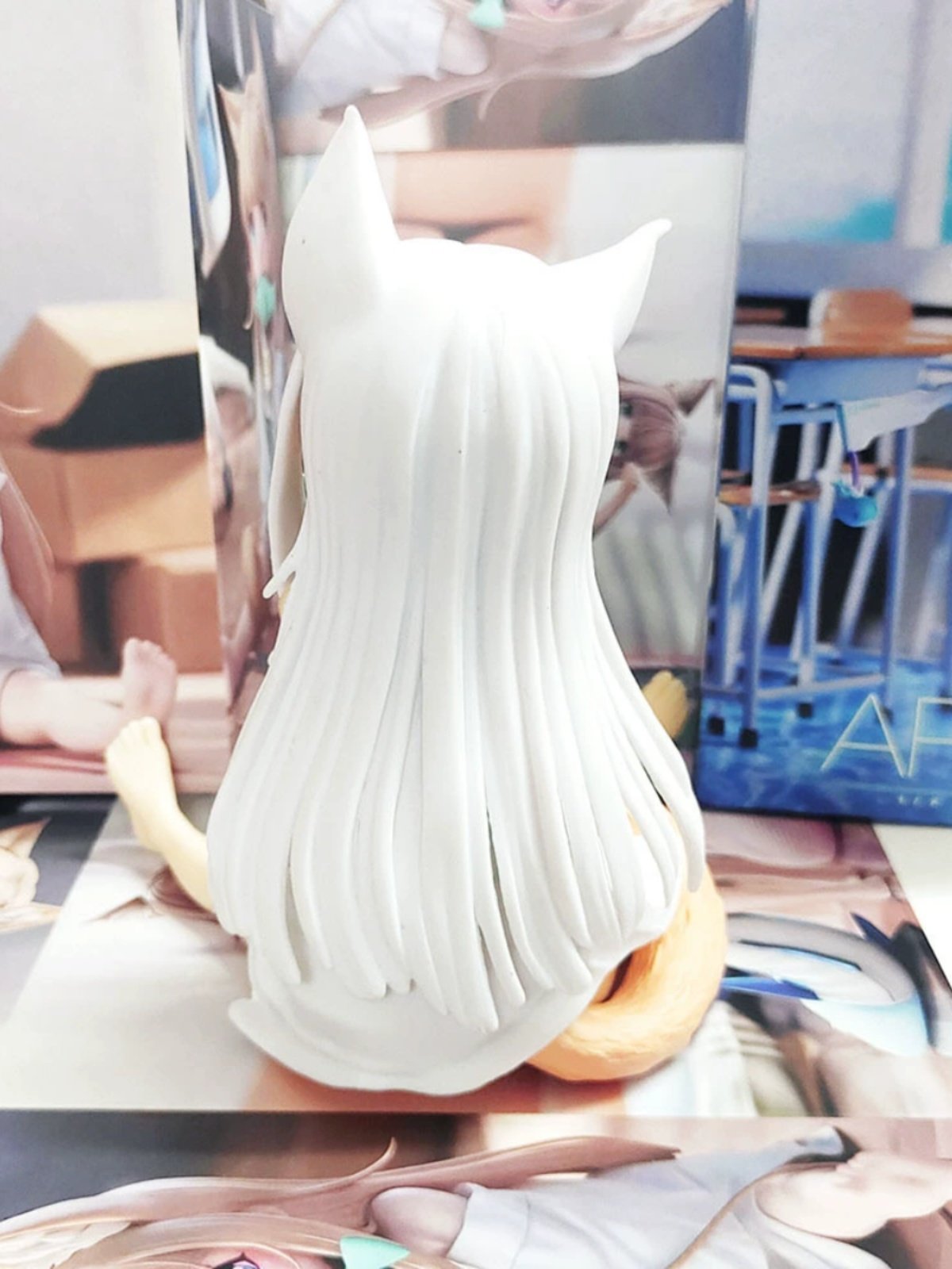 二次元桌宠手办黄豆粉可爱机箱手办潮玩