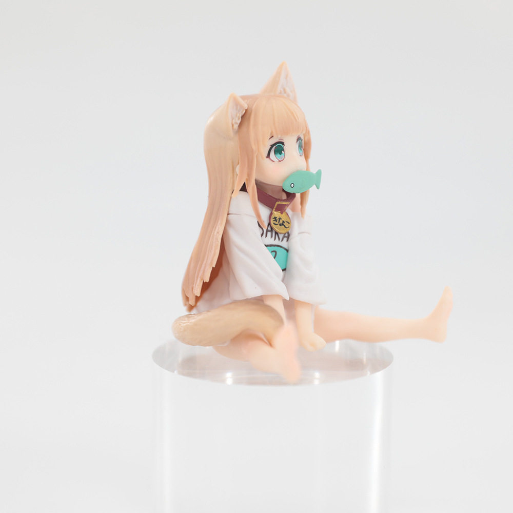 二次元桌宠手办黄豆粉可爱机箱手办潮玩