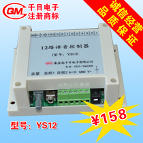 12-way voice module MP3 music power amplifier board security alarm yelling sound controller horn YS12