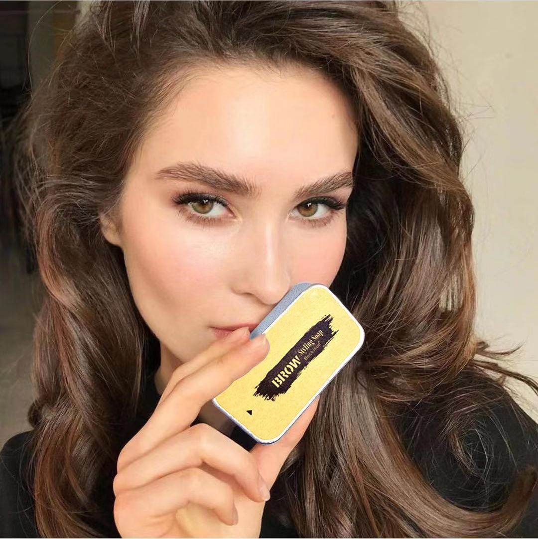Wild eyebrow cream styling soap cream colorless transparent natural eyebrow wax eyebrow rubber eyebrow powder waterproof non-decolorization Net red Li Jiaqi