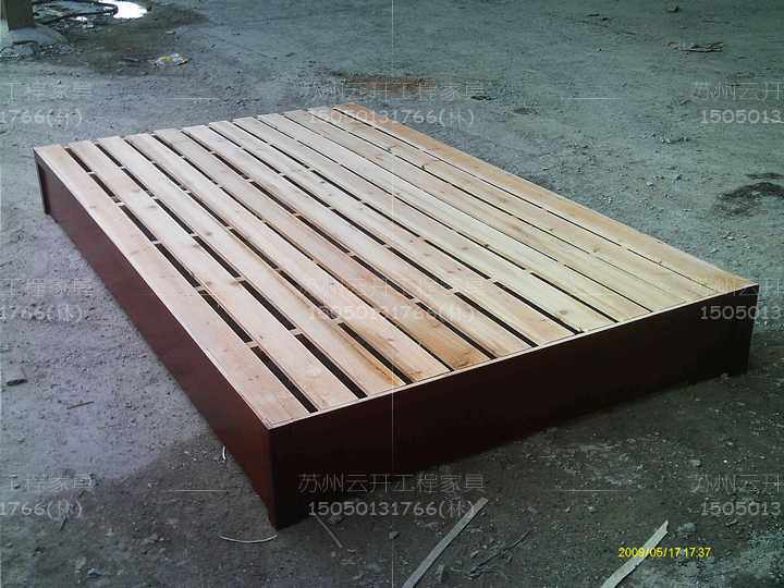 Hotel furniture bed box into a full set of customizable standard room single bed single suite single apartment bed box frame wardrobe bed frame