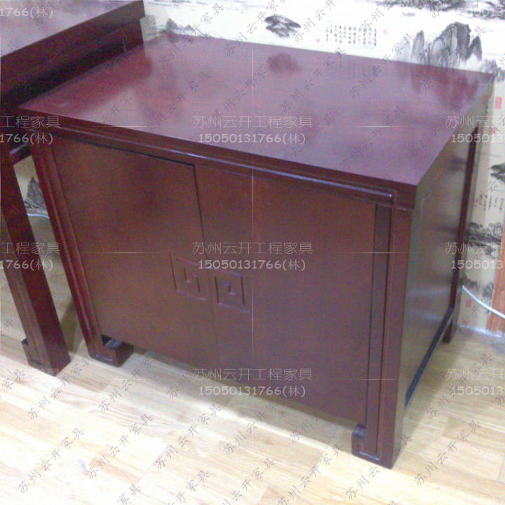 Chinese Wood Engraving TV Cabinet Hotel Guesthouses Suite Furniture room apartment Computer Desk Luggage Cabinet Rack desk