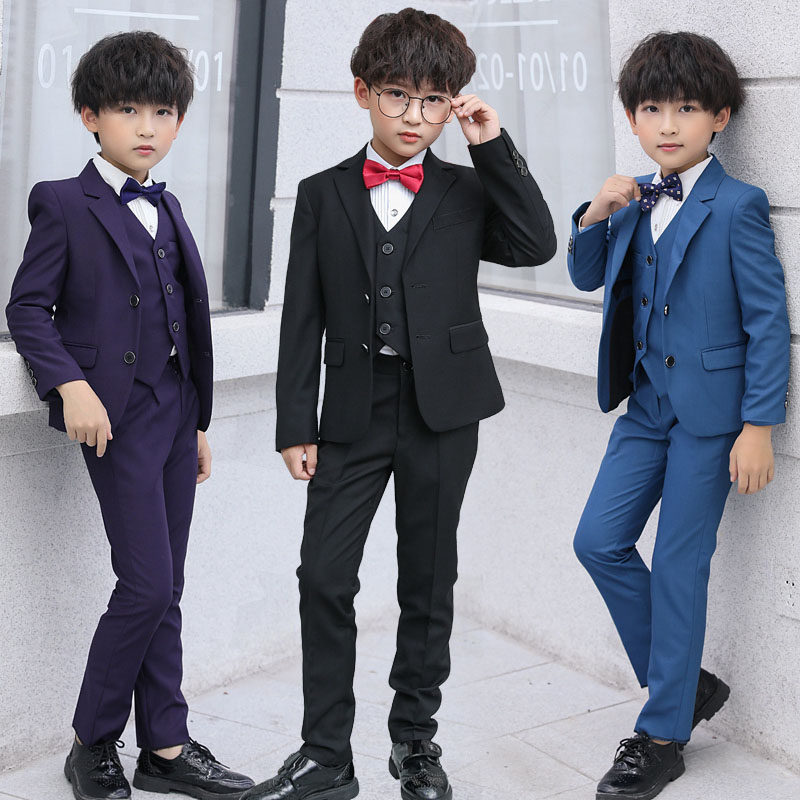 Children suits suit Playboy birthday gown boy Western-style little boy jacket CUHK Piano Show Costume