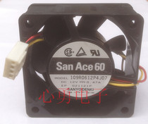 Original Sanyo Sanyo heat dissipation fan 109R0612P4J07 DC12V 0 47A 6025 4-wire