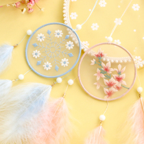 Girl's Heart Catching Dream Net Pump and Patch Dreaming Net Material diy Hand Hanging Decoration Wind Chime Sen Series Catching Energy Net Dreaming Bell Pendant