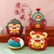 Embroidered handmade diy material bag Christmas Eve sending boyfriend car hanging decoration self-embroidered bag fragrant sack This life is safe for the tiger