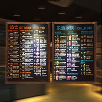 Retro hanging small blackboard solid wood handwriting chalk writing board Coffee Shop restaurant shop Billboard commercial simplicity