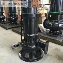 YW subliquid single and double pipe long shaft without blockage WQ National Standard sewage pump 380V agricultural sewage pump construction site high head
