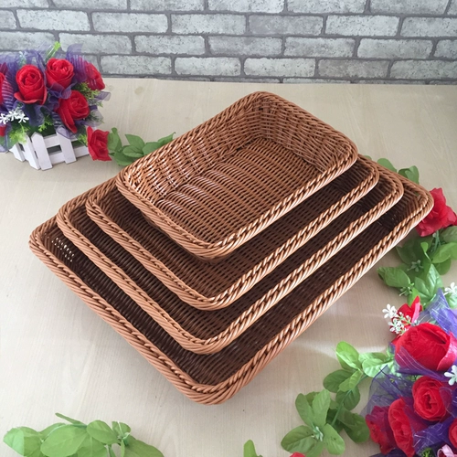 Hot Wan Basket Supermarket Store Store Snack Blue Harvest Рама каркаса имитация виноградная корзина Подарочная баскетбольная фруктовая лоза