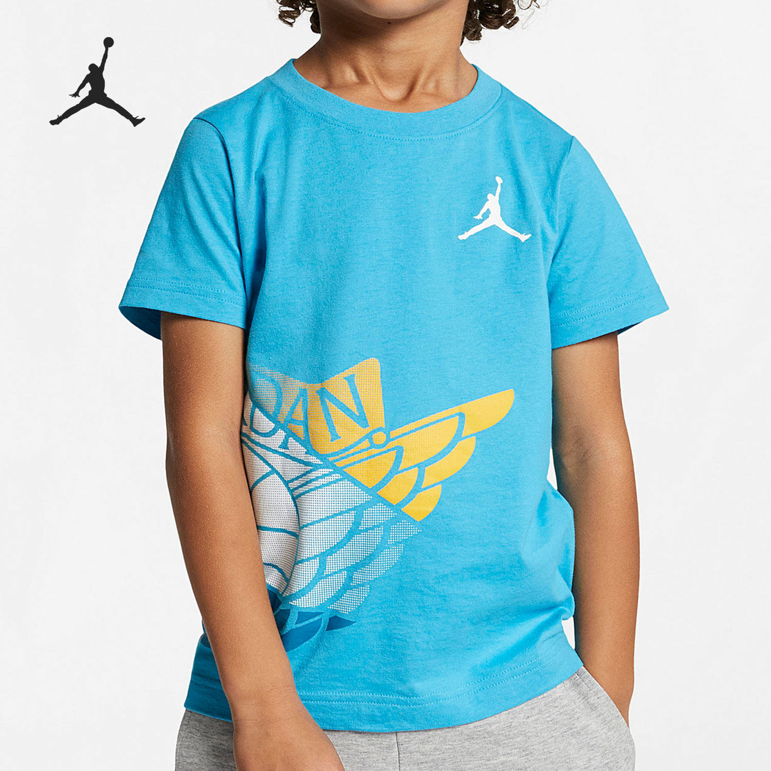 Nike Nike 2021 Summer New Sport Casual Kids Round Collar Short Sleeve T-shirt 856198-U5C