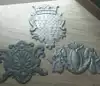 Wrought iron imitation aluminum door theme flower iron door big flower iron flower door Flower door accessories door DIY big flower piece