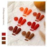 Оранжевый лак для ногтей для маникюра, новая коллекция, долговременный эффект