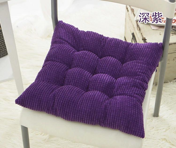Corduroy hạt ngô ăn ghế đệm bàn văn phòng và ghế phân mông sang trọng 45x45cm - Ghế đệm / đệm Sofa thảm trải ghế trường kỷ