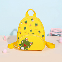 Autumn and winter new childrens backpack ugly cute cartoon frog small schoolbag men and women treasure cute early kindergarten backpack