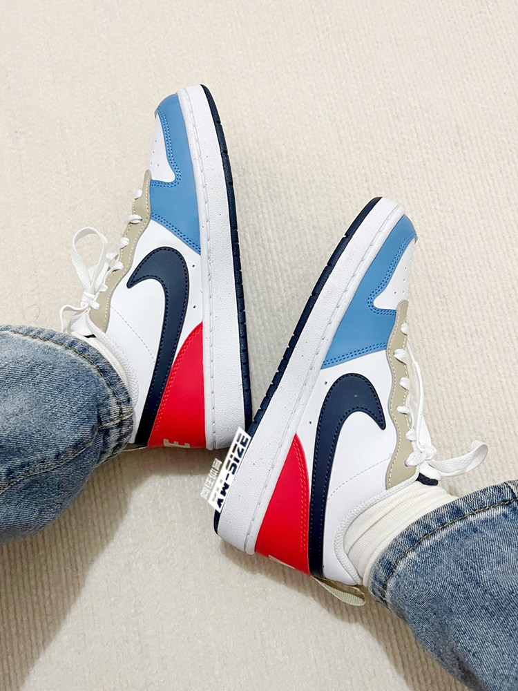 обувь на тонкой подошве ( для скейтборда ) 向往体育nike耐克court新款春夏女子小dunk小空军板鞋 hv1804-121