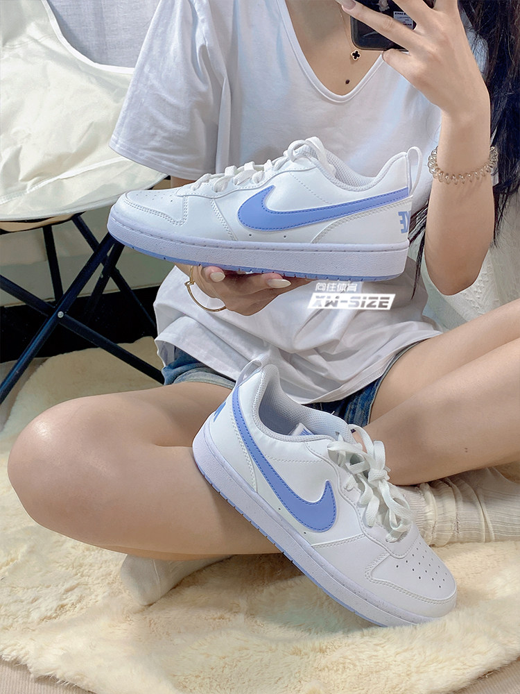 обувь на тонкой подошве ( для скейтборда ) 向往体育nike耐克court新款春夏女子小dunk小空军板鞋 hv1804-121