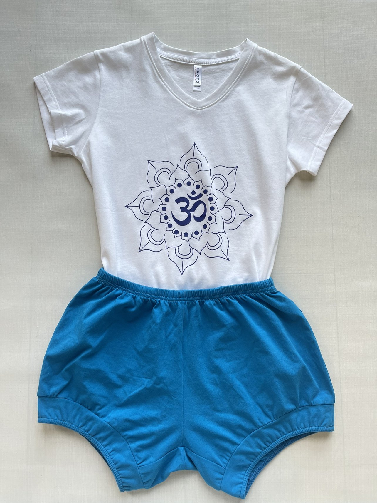 Iyengar shorts General Hospital original cotton V-neck new breathable sweat-absorbing Indian cotton material nude