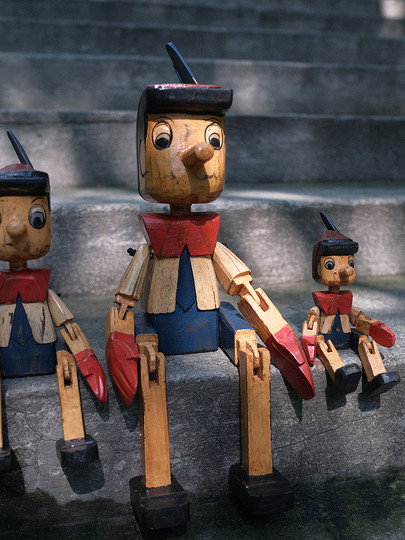 【尘芥商店】皮诺曹摆件纯手工复古做旧关节木偶摆件【现货】