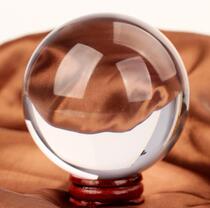 White crystal ball Pure body crystal ball ornaments Feng Shui ball Peace lucky White crystal ball decorations Lucky Wang Cai