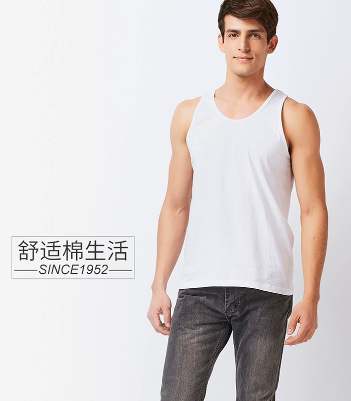 Áo vest nam thể thao thấm mồ hôi thể thao thấm nước bằng đồng mỏng đồ lót bằng vải cotton của ông già áo vest trung niên NB006 ba lỗ nữ giá tốt