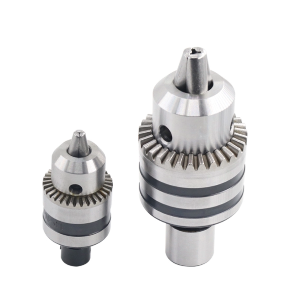 B12 B16 drill chuck connecting lever bench mill hand tight three-claw self-lock drilling machine threaded clip 1 5-10mm