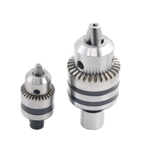 B12 B16 drill chuck connecting rod table mill hand-tightened three-jaw self-locking drilling machine thread clip 1 5-10mm