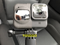 gopro8 upgrade gopro9 front color screen reflector selfie vlog small round mirror shooting viewfinder