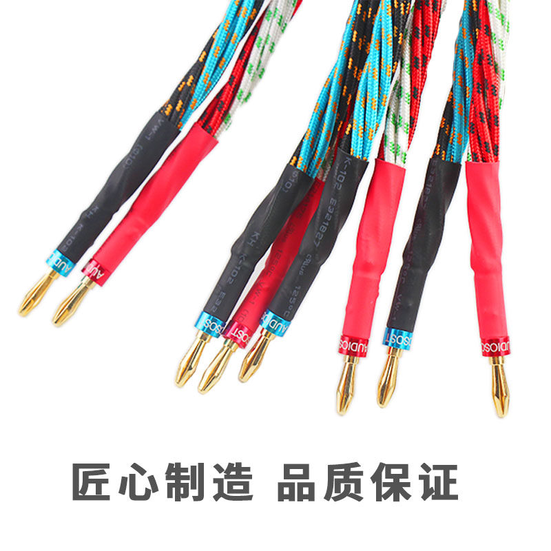 Super High-Quality American Western Electric Imported Speaker Cable, 24-Strand Audiophile Speaker Cable, Pure Copper Audio Cable, Surround Connection Cable